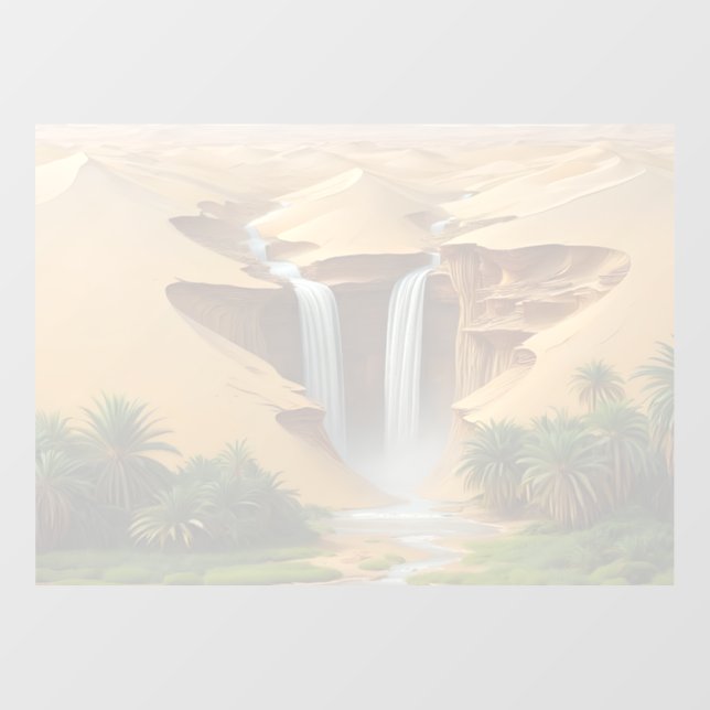 Vinilos Para Cristales Oasis de Esperanza (Hoja)