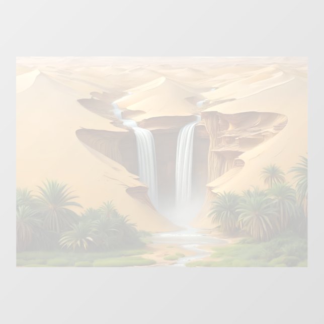 Vinilos Para Cristales Oasis of Hope (Hoja)