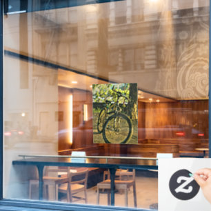 Vinilos Para Cristales Obra de arte en bicicleta