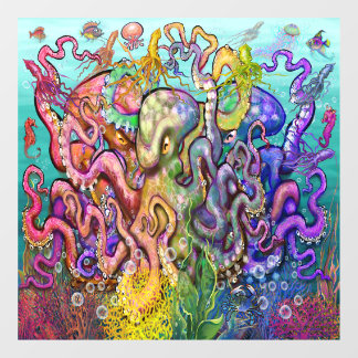 Vinilos Para Cristales Octopi