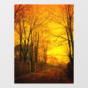 Vinilos Para Cristales Octubre después del glow John Atkinson Grimshaw