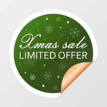 Oferta limitada de venta de Navidad - Verde dorado