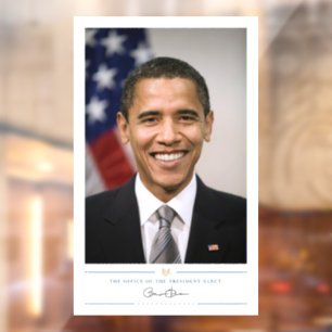 Vinilos Para Cristales Oficina del Presidente Electo Barack Obama