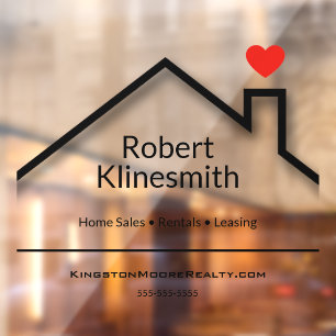 Vinilos Para Cristales Oficina inmobiliaria personalizado