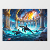 Orcas en Galaxy Castle Design por Rich AMeN Gill