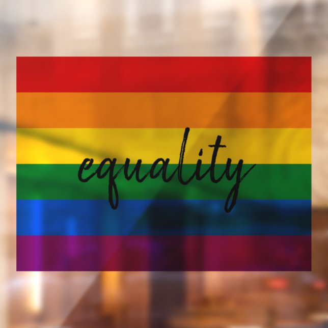 Vinilos Para Cristales Orgullo arcoiris (Hoja 2)