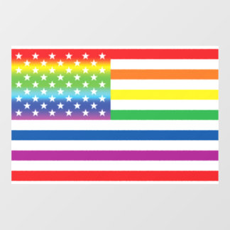 Vinilos Para Cristales Orgullo arcoiris Bandera estadounidense Orgullo LG