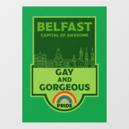 Vinilos Para Cristales Orgullo Gay Belfast - Brighton Ireland LGBT -