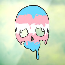 Orgullo Trans Driping Calavera