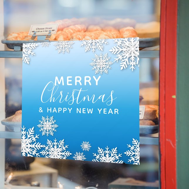 Vinilos Para Cristales Orígenes blancos de invierno con copas de nieve Fe (Subido por el creador)