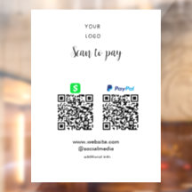 Pagar con Paypal Cashapp escaneando QR añadir nomb