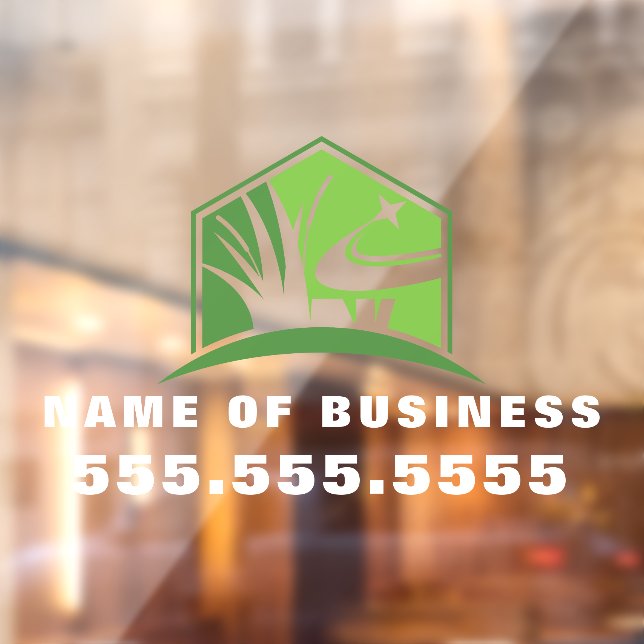 Vinilos Para Cristales Paisaje en el jardín de jardinería profesional (Hoja 2)