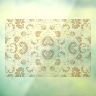 Vinilos Para Cristales Paisley en beige estética moderna Tan Brown