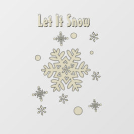 Vinilos Para Cristales  Palabras personalizados que le dejen nevar