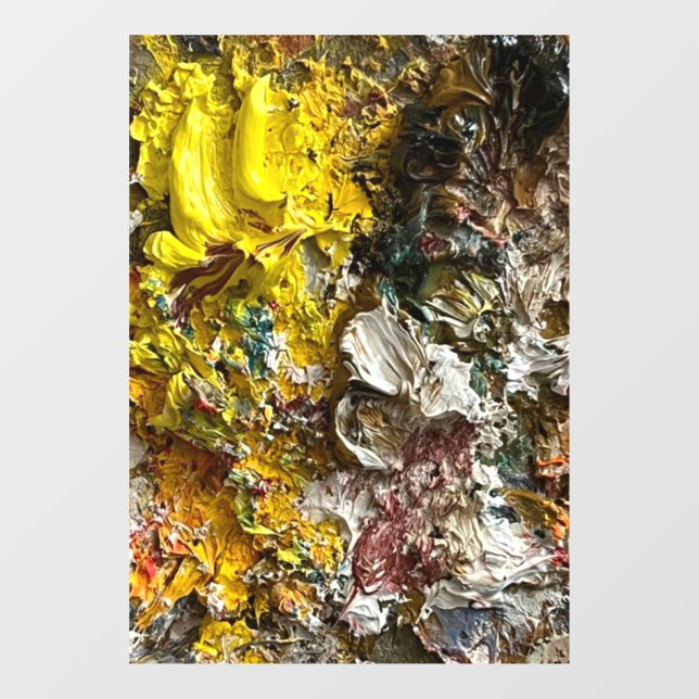 Vinilos Para Cristales Paleta del artista #1 (Hoja)