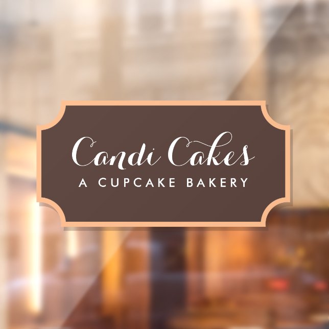 Vinilos Para Cristales Panadería de Caligrafía Bonita (Hoja 2)