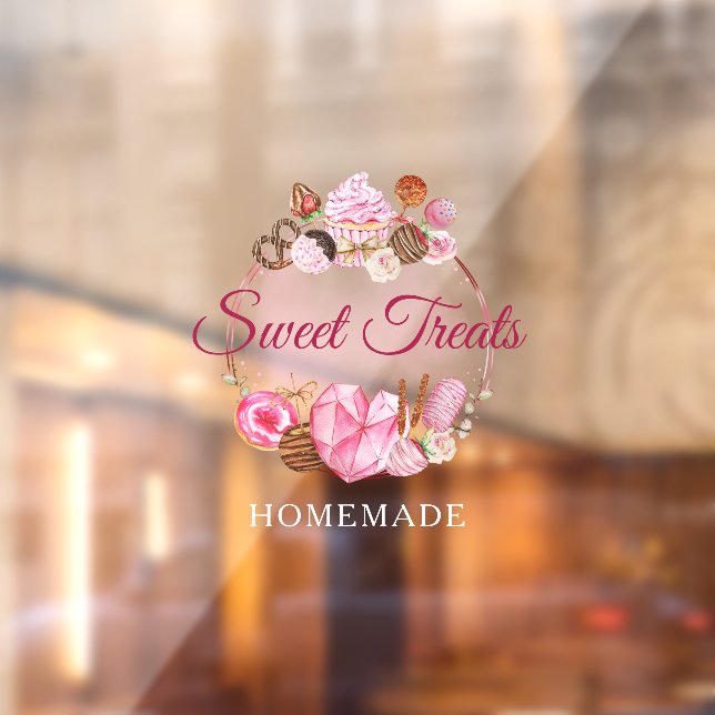 Vinilos Para Cristales Panadería de golosinas dulces (Hoja 2)