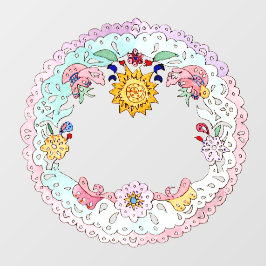 Vinilos Para Cristales Papel Picado, arte folclórico hispano