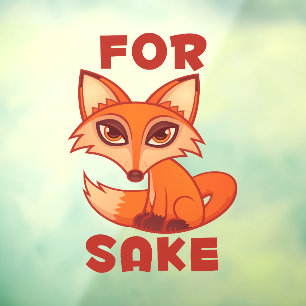 Vinilos Para Cristales Para Fox Sake