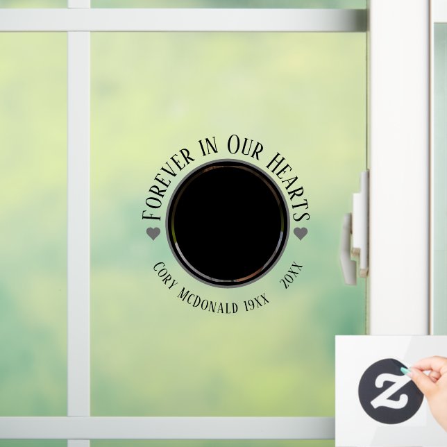 VINILOS PARA CRISTALES PARA SIEMPRE EN NUESTROS CORAZONES MEMORIAL, COCHE (Hogar)