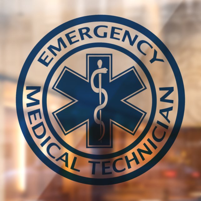 Vinilos Para Cristales Paramedic EMT EMS  Window Cling (Hoja 2)