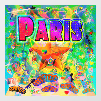 Vinilos Para Cristales París Epoch Hour Wall Cling