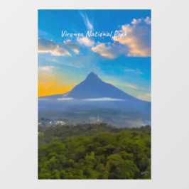 Vinilos Para Cristales Parque Nacional Virunga, RD Congo - Volcán