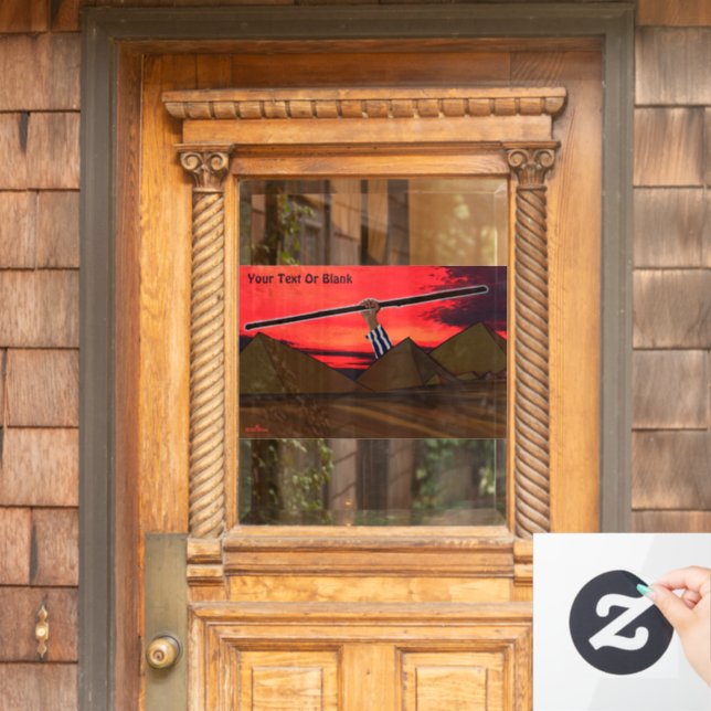 Vinilos Para Cristales Pascua - Entrega (Puerta de casa)