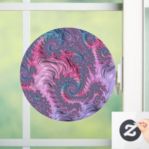 Vinilos Para Cristales Pastel Fractal 