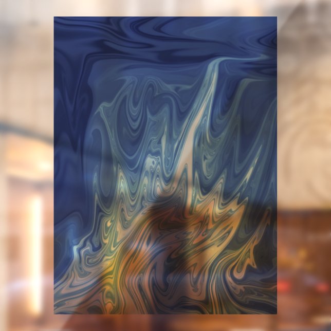 Vinilos Para Cristales Patrón abstracto de acuarela (Hoja 2)