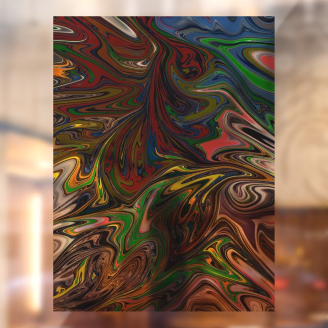 Vinilos Para Cristales Patrón abstracto de Guay (Hoja 2)