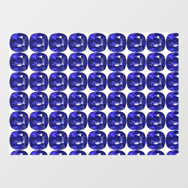 Vinilos Para Cristales Patrón azul (Hoja)