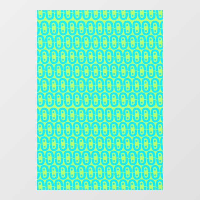 Vinilos Para Cristales patrón colorido moderno (Hoja)