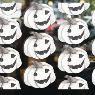 Vinilos Para Cristales Patrón de calabaza espeluznante Feliz Halloween