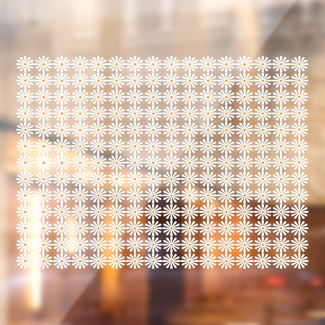 Vinilos Para Cristales Patrón de Daisies (Hoja 2)