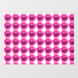 Vinilos Para Cristales Patrón de flor de Rosa
