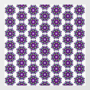 Vinilos Para Cristales Patrón de Mandala 02 en el revestimiento de ventan