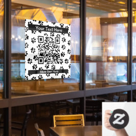 Vinilos Para Cristales Patrón De Patas, Patas De Perro, Patas De Gatos, P