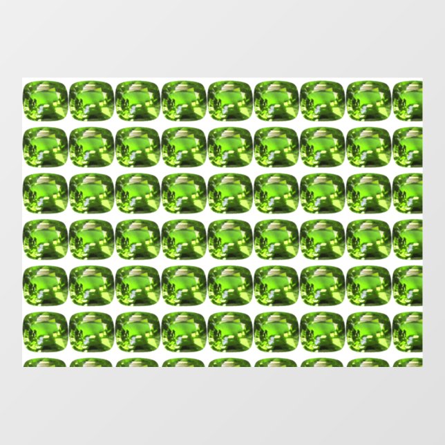 Vinilos Para Cristales Patrón de resumen verde (Hoja)