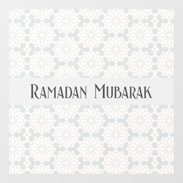 Vinilos Para Cristales Patrón geométrico islámico (Hoja)