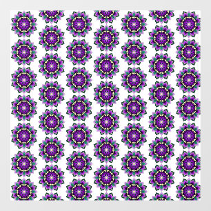 Vinilos Para Cristales Patrón Mandala 02 en morado