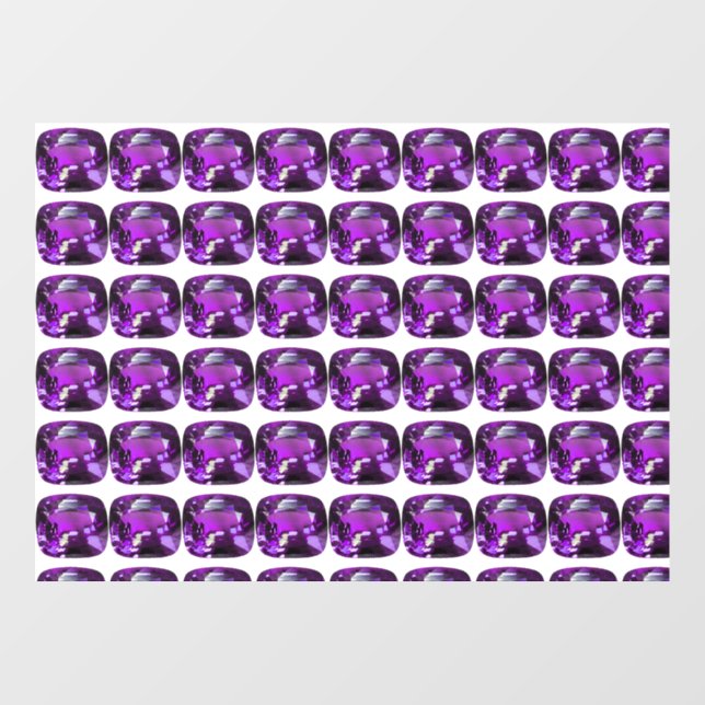 Vinilos Para Cristales Patrón púrpura (Hoja)