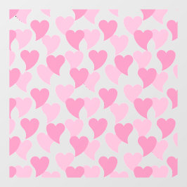 Vinilos Para Cristales Patrón sin problemas de los corazones bonitos