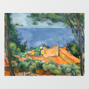 Vinilos Para Cristales Paul Cezanne - Estaque con techos rojos