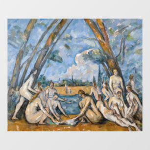 Vinilos Para Cristales Paul Cezanne - Los grandes bañistas