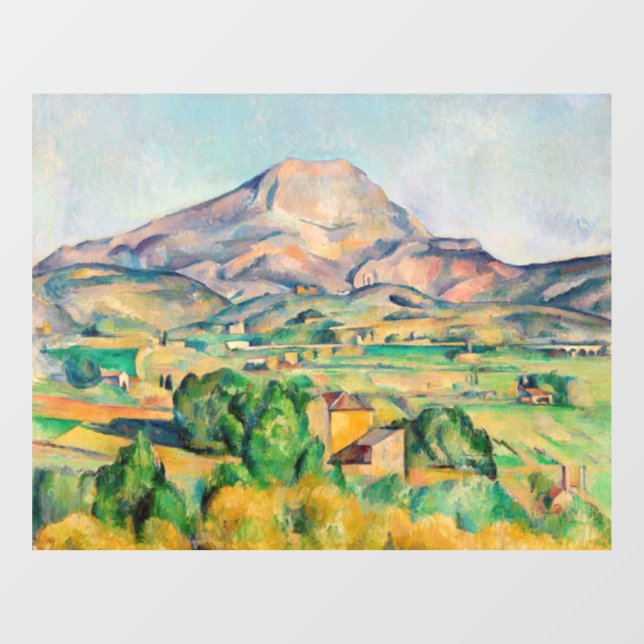 Vinilos Para Cristales Paul Cezanne - Mont Sainte-Victoire (Hoja)