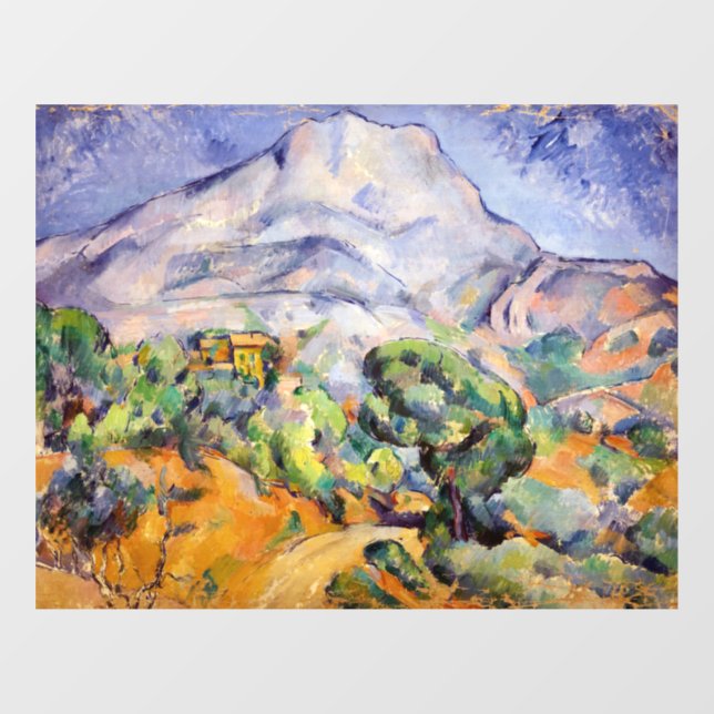 Vinilos Para Cristales Paul Cezanne - Mont Sainte-Victoire, Tholonet Road (Hoja)