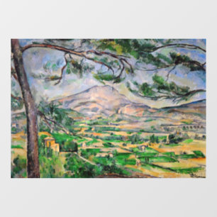 Vinilos Para Cristales Paul Cezanne - Mont Sainte-Victoire y Pino Grande