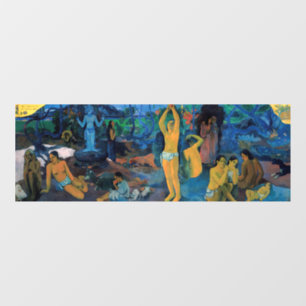 Vinilos Para Cristales Paul Gauguin - ¿De Dónde Venimos?