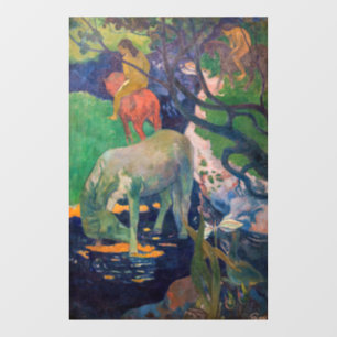 Vinilos Para Cristales Paul Gauguin - El caballo blanco